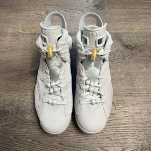 Air Jordan 6 Retro Craft Paris Olympics Pearl DQ4914-074 Women’s Size 8